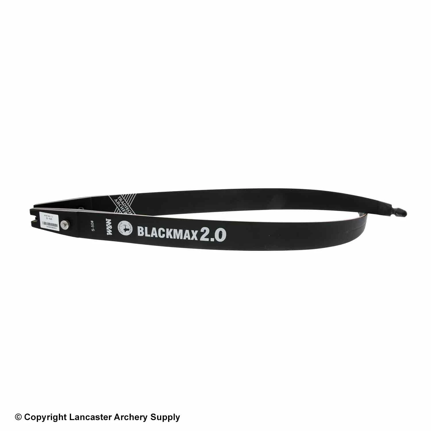 TradTech Archery TradTech Black Max 2.0 Glass/Wood Recurve Limbs (Open Box X1030404)