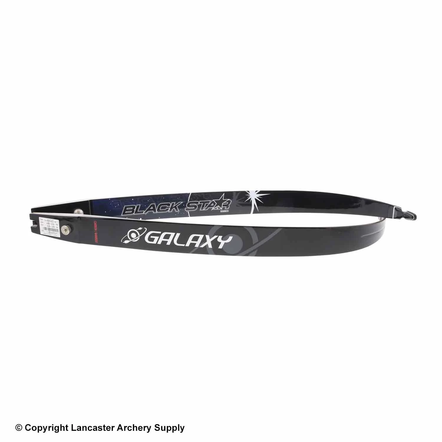 Galaxy Archery Galaxy Black Star ILF Recurve Limbs (Open Box X1031226)