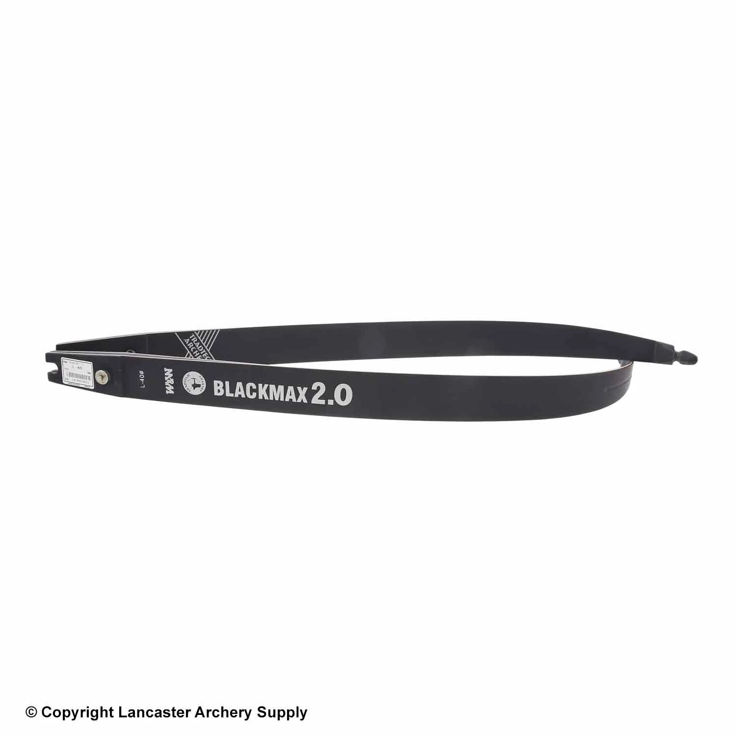 TradTech Archery TradTech Black Max 2.0 Glass/Wood Recurve Limbs (Open Box X1031244)