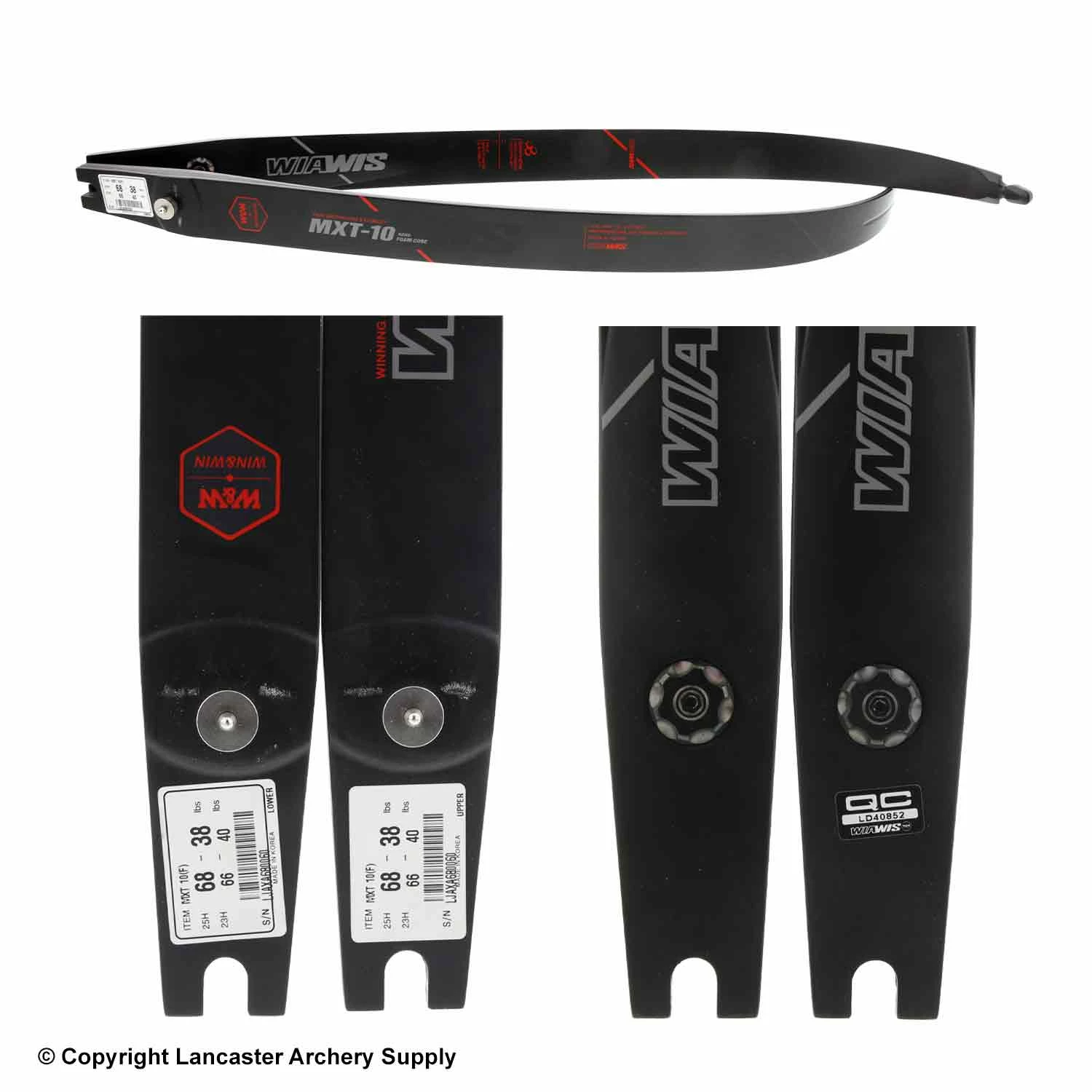 Win & Win MXT-10 ILF Recurve LImbs (Open Box X1031401) - Image 2