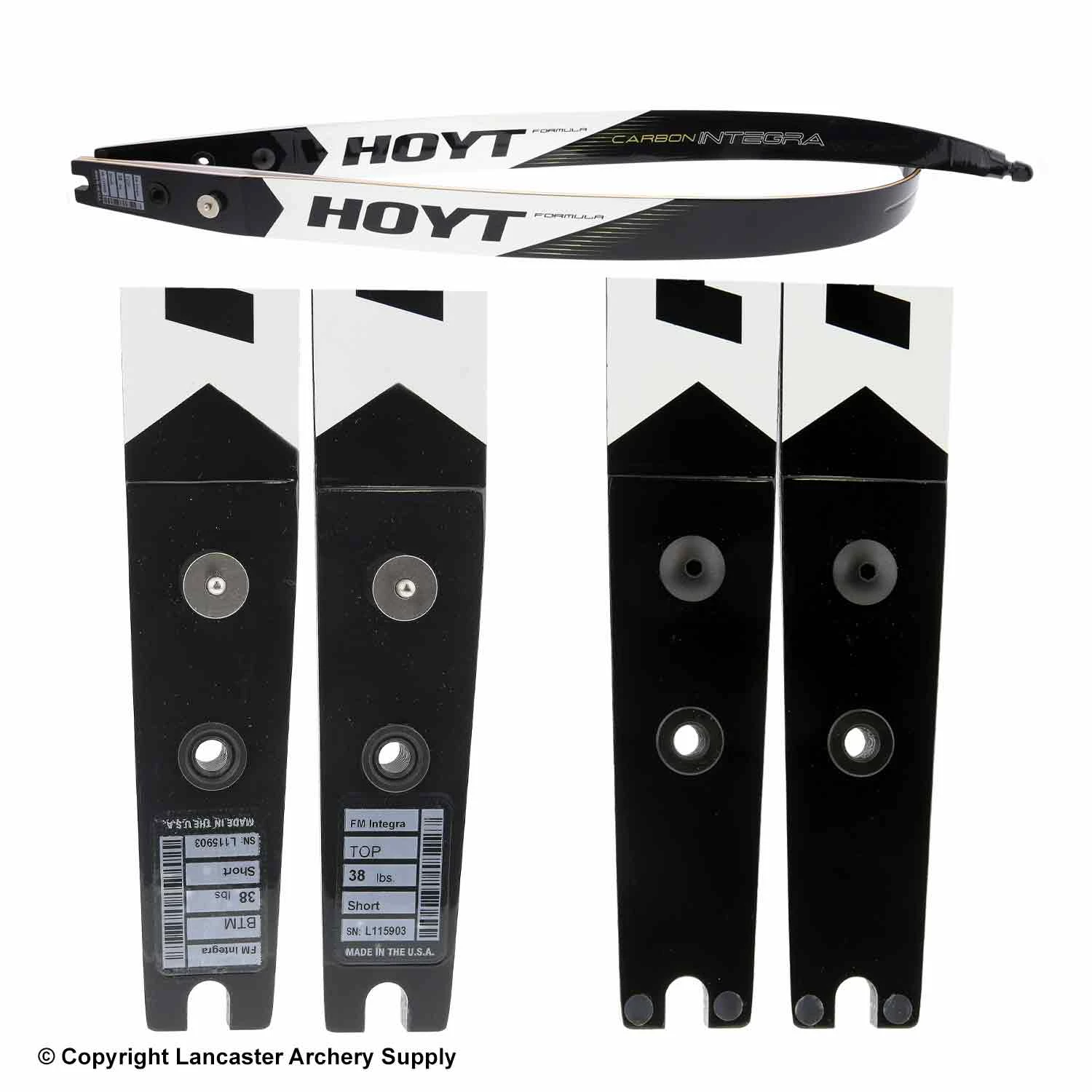 Hoyt Formula Carbon Integra Recurve Limbs (Open Box X1031951) - Image 2