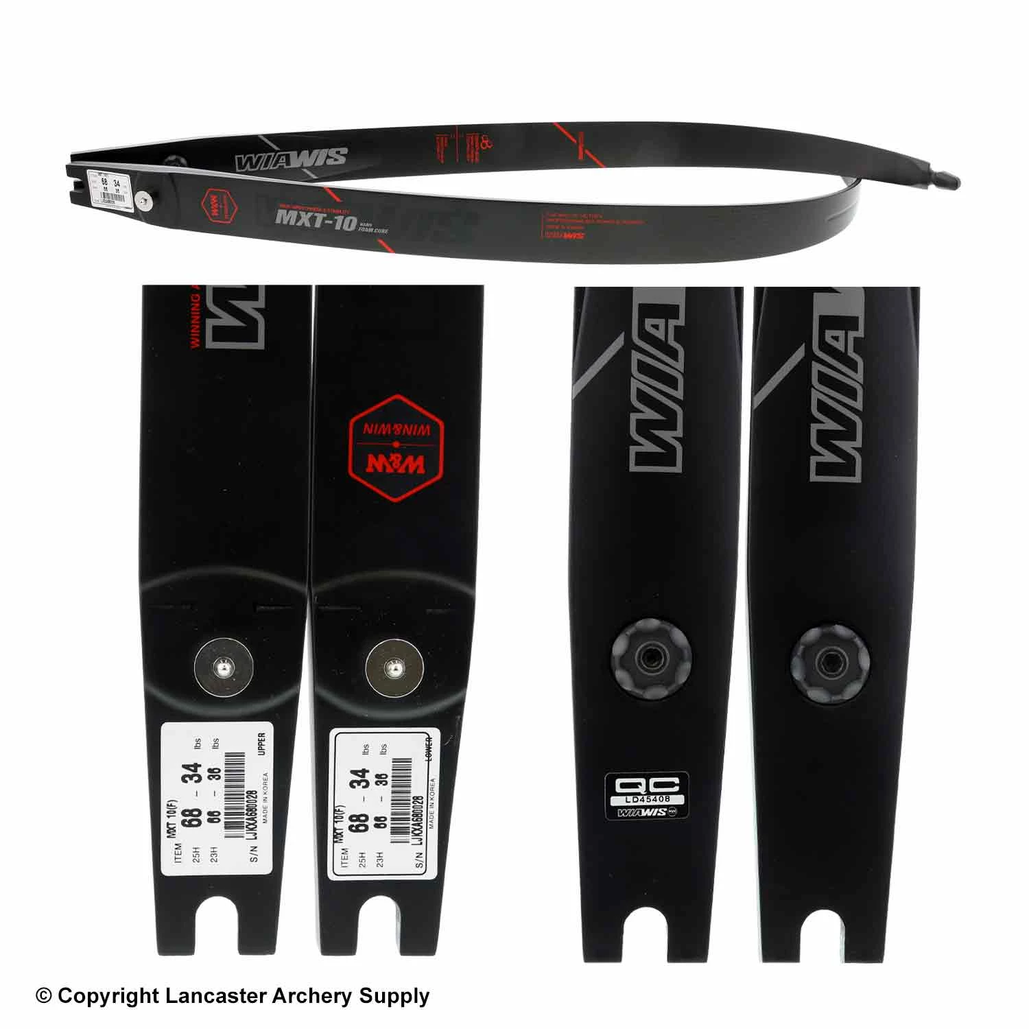 Win & Win MXT-10 ILF Recurve LImbs (Open Box X1031957) - Image 2