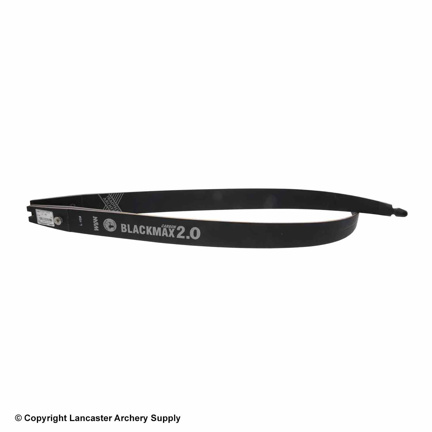 TradTech Archery TradTech Black Max 2.0 Carbon/Wood Recurve Limbs (Open Box X1032001)