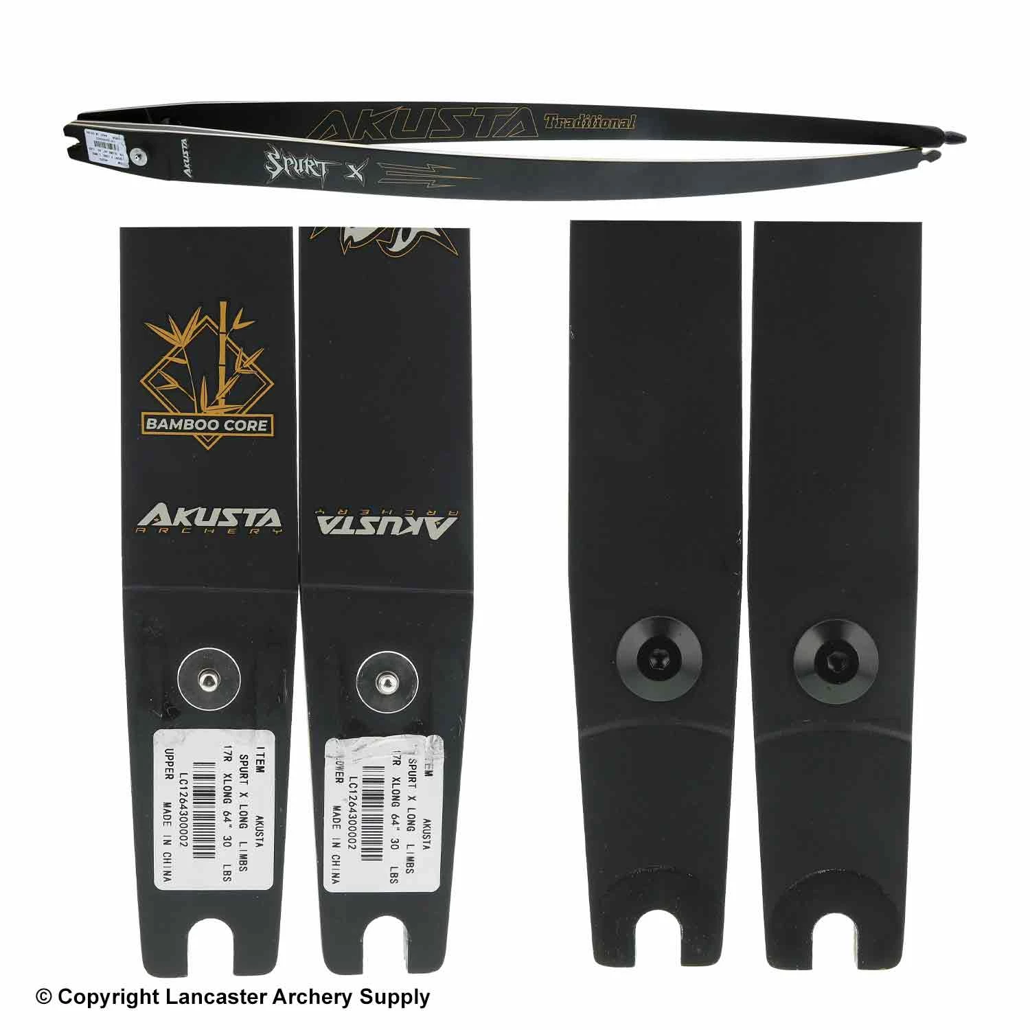Akusta Archery Akusta Spurt X ILF Longbow Bamboo/Glass Limbs (Open Box X1032079) - Image 2