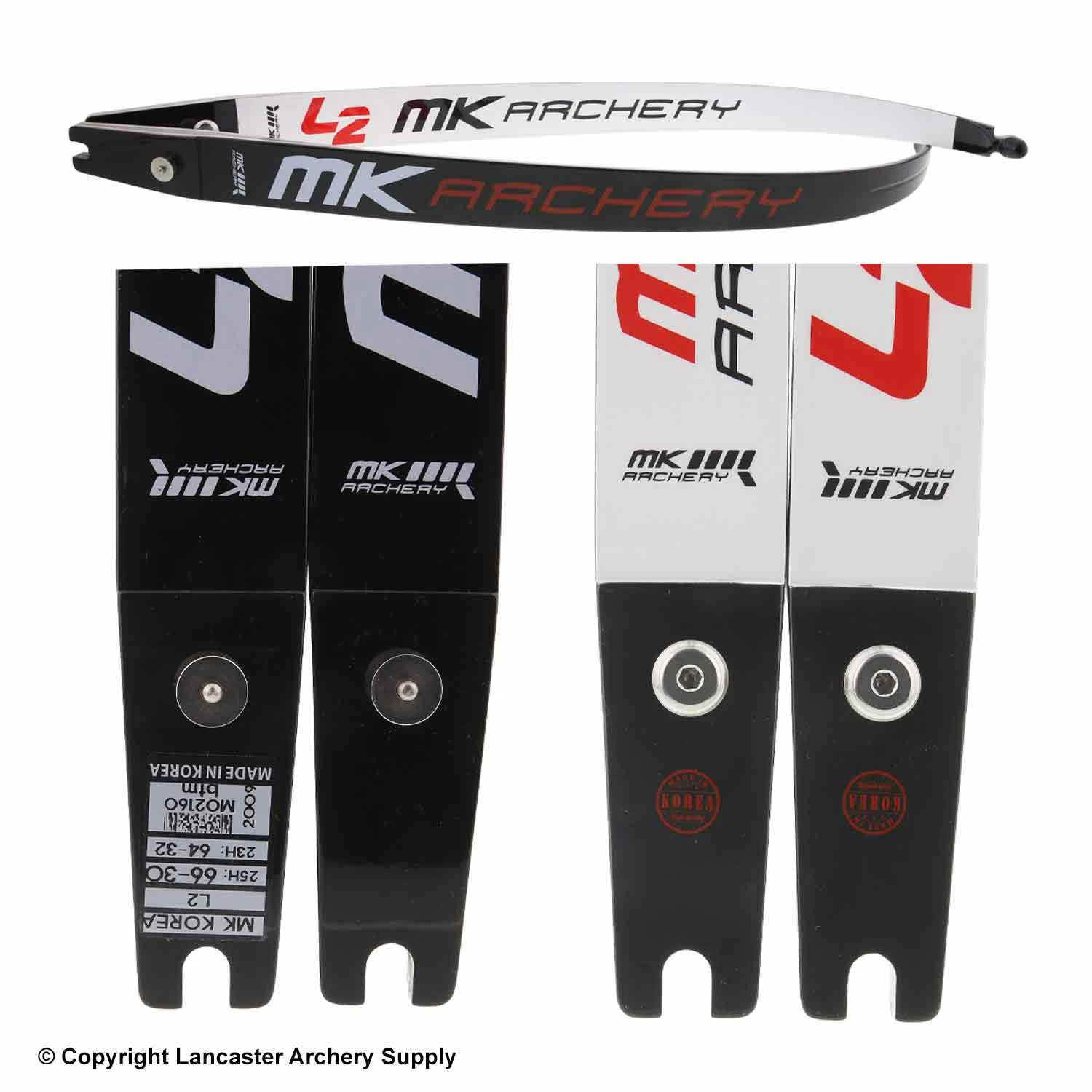 MK Archery L2 ILF Recurve Limbs (Open Box X1032097) - Image 2
