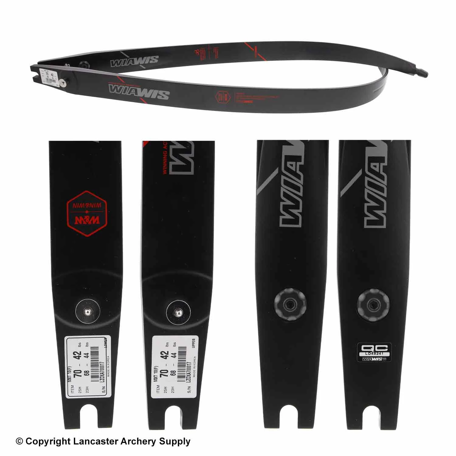 Win & Win MXT-10 ILF Recurve Limbs (Open Box X1032422) - Image 2