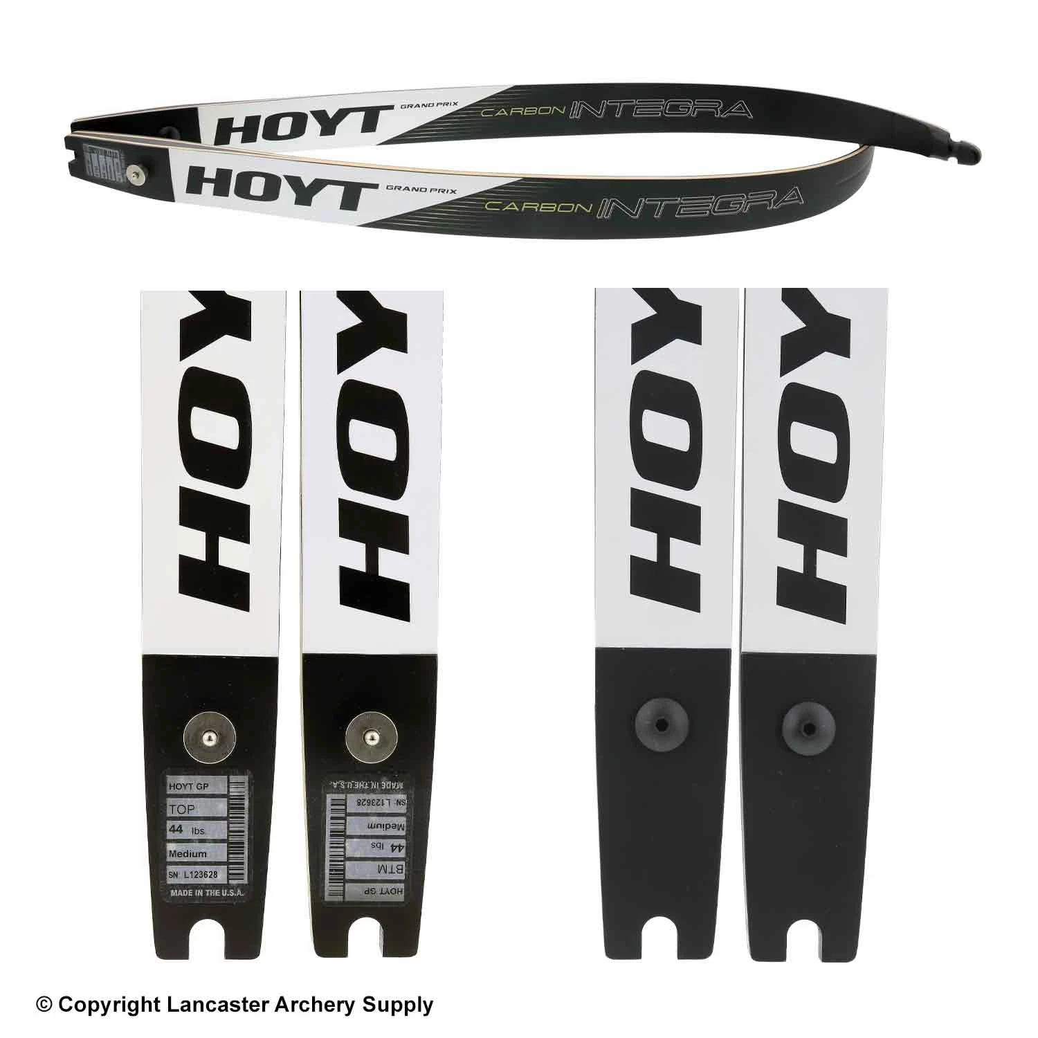 Hoyt Grand Prix Carbon Integra Recurve Limbs (Open Box X1032584) - Image 2
