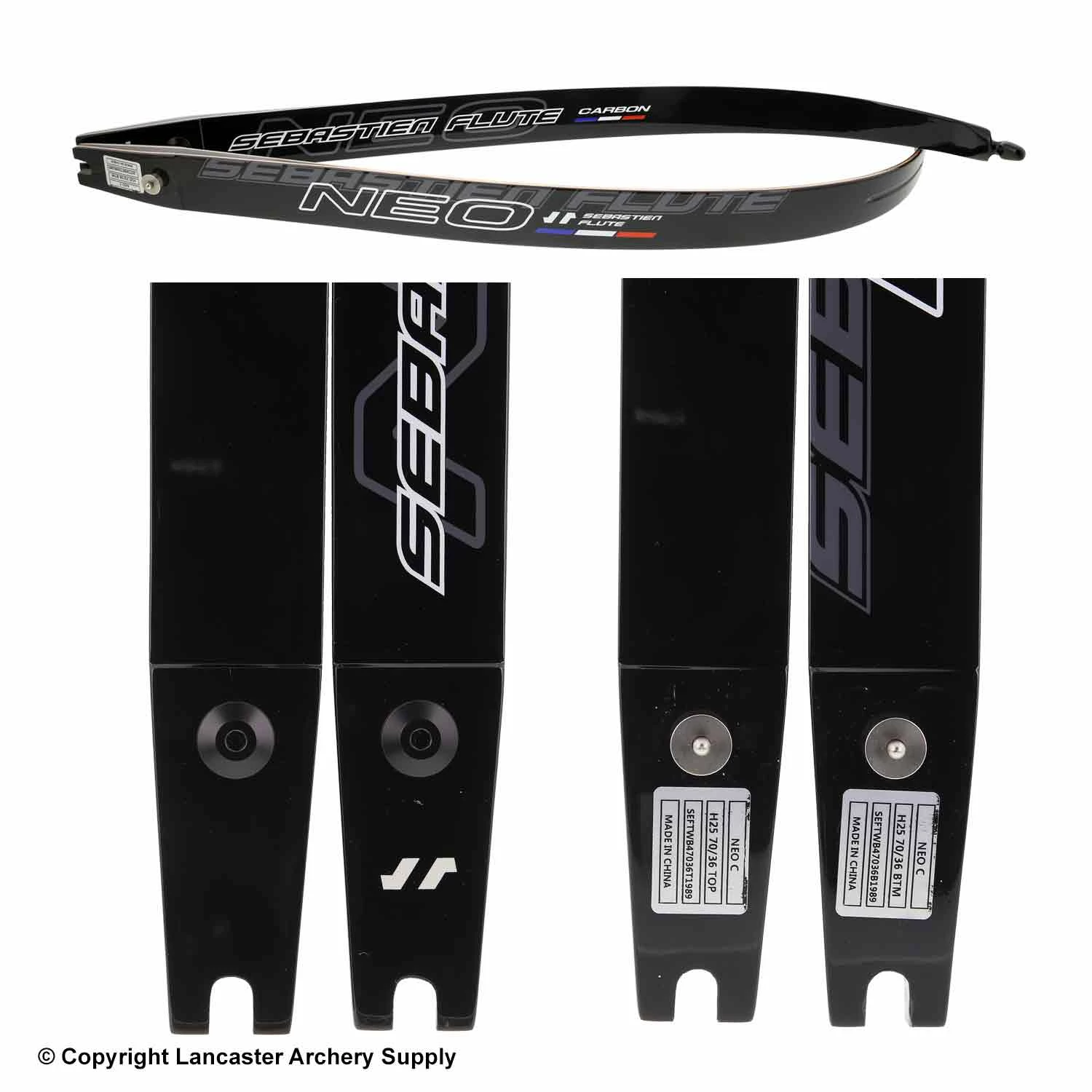 Sebastien Flute NEO Carbon Wood ILF Recurve Limbs (Open Box X1033368) - Image 2