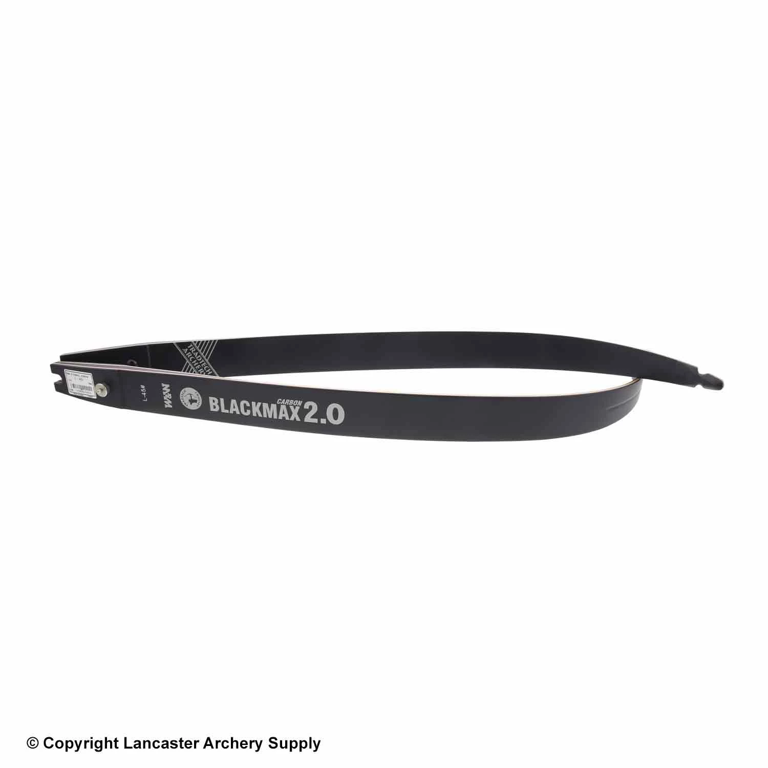 TradTech Archery TradTech Black Max 2.0 Carbon/Wood Recurve Limbs (Open Box X1033549)