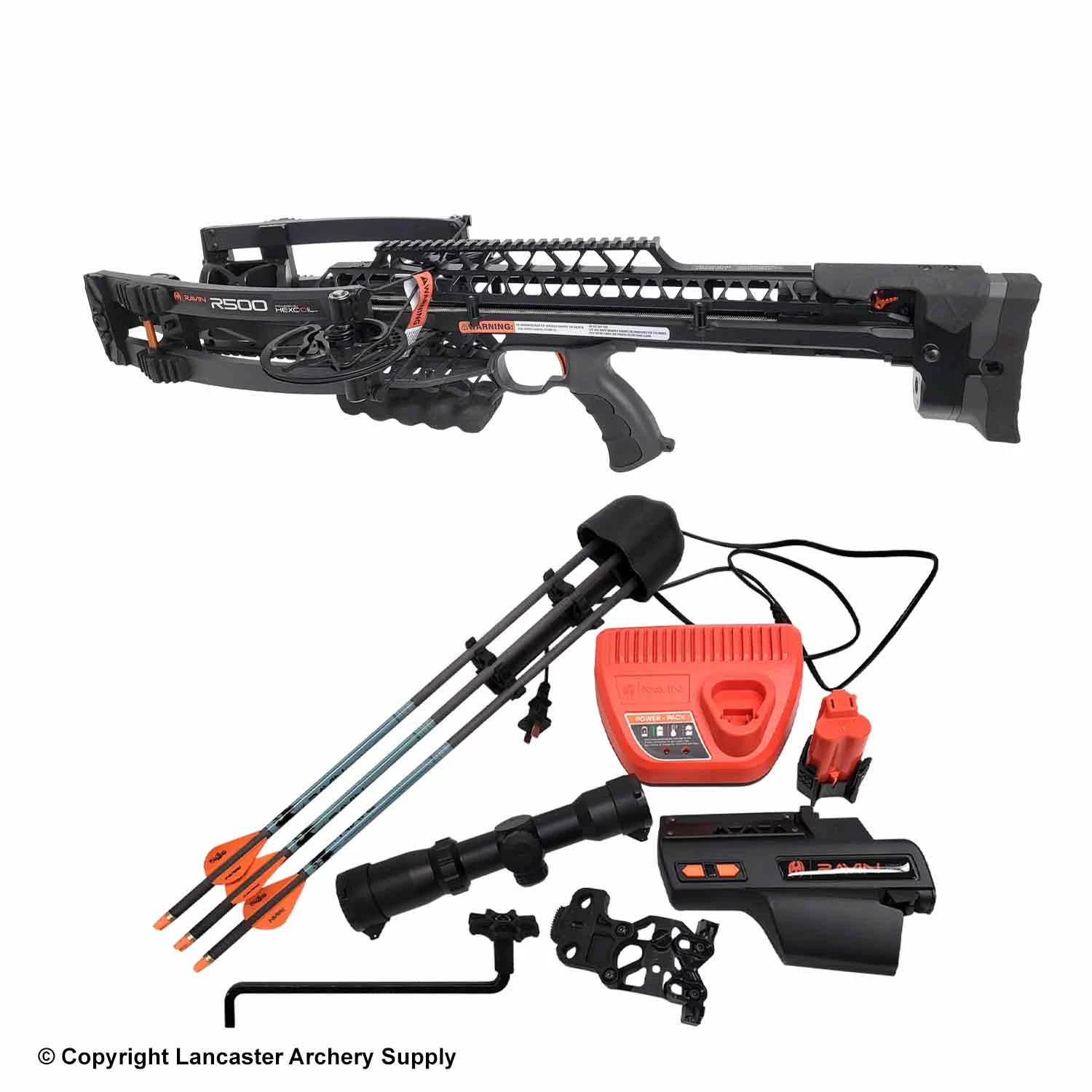 Ravin Crossbows Ravin R500E Crossbow Package W/ Electric Drive Cocking System (Open Box X1033671)